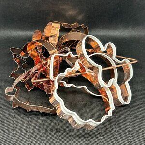 Set of metal Holiday Cookie Cutters